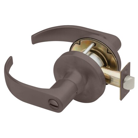 Falcon Grade 1 Privacy Cylindrical Lock, Non-keyed, Quantum Lever, Standard Rose, Dark Oxidized Satin Bronz T301S Q 613